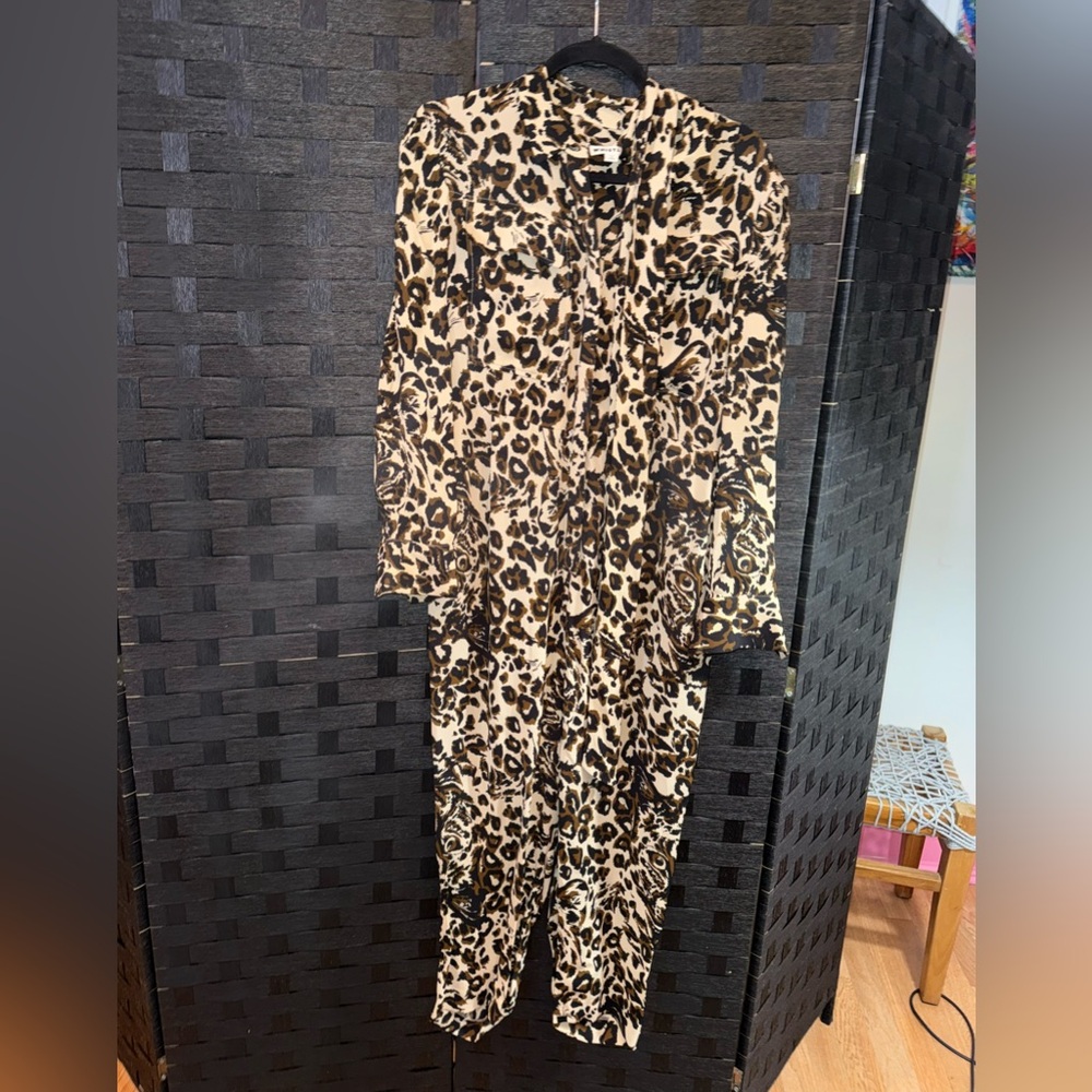 Whistles Leopard Print Jumpsuit